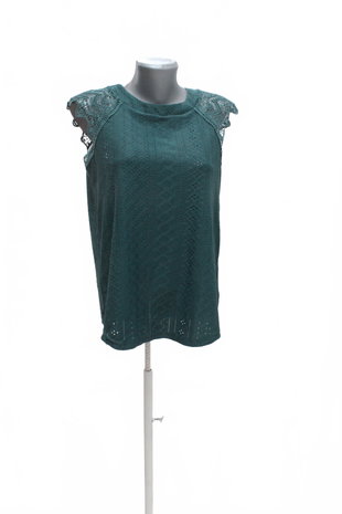 Damen -T-ShirtGenesisohne Aufdruck,farbegrün,größeM