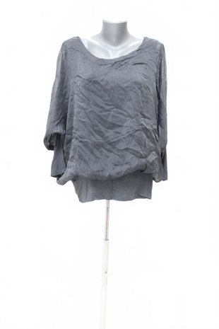 Damen -T-ShirtGenesisohne Aufdruck,farbegrau,größeL