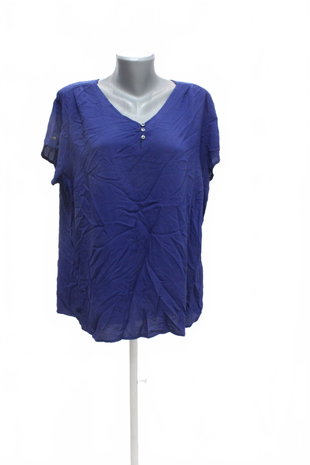 Damen -T-ShirtC&Aohne Aufdruck,farbeblau,größe48