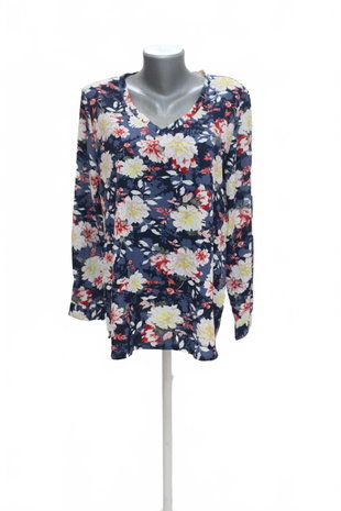 Damen -T-ShirtGenesisohne Aufdruck,farbegeblümt,größe40
