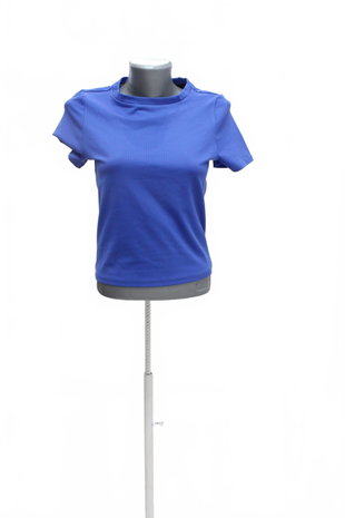Damen -T-ShirtF&Fohne Aufdruck,farbeblau,größeS