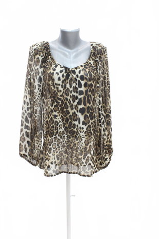 Damen bluse : Brand,Farbeanimal-print,größe: size
