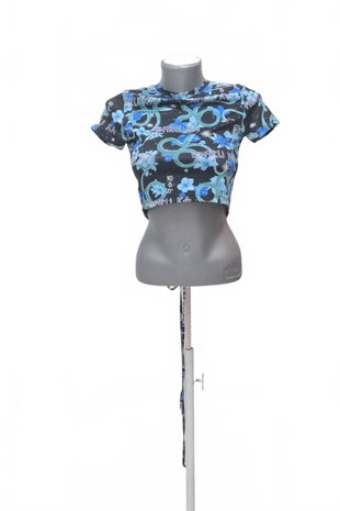 Damen -T-ShirtGenesisohne Aufdruck,farbegemustert,größe2XS