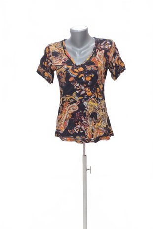 Damen -T-ShirtGenesisohne Aufdruck,farbegemustert,größeXS