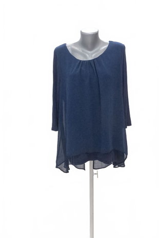 Damen -T-ShirtGenesisohne Aufdruck,farbeblau,größeL