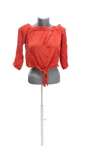 Damen -T-ShirtJennyferohne Aufdruck,farberot,größeM