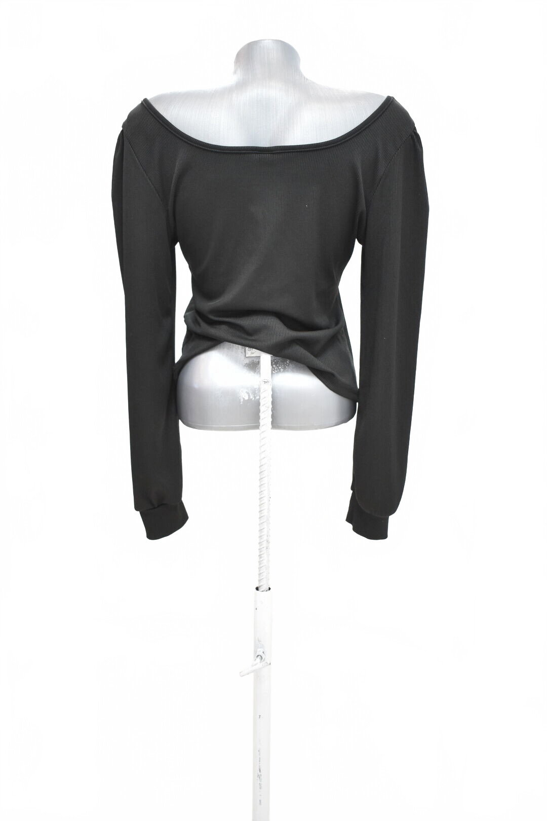 Damen -T-ShirtSheinohne Aufdruck,farbeschwarz,größeL