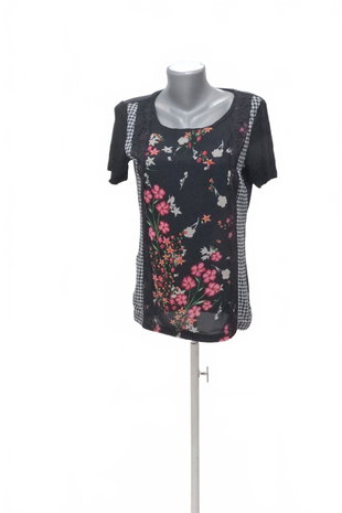 Damen -T-ShirtGenesisohne Aufdruck,farbegemustert,größeM