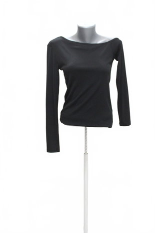 Damen -T-ShirtAmisuohne Aufdruck,farbeschwarz,größeL