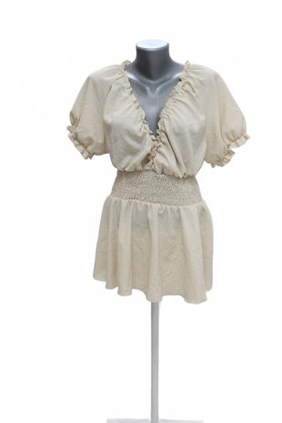 Damen -T-ShirtGenesisohne Aufdruck,farbebeige,größeL