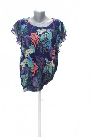 Damen -T-ShirtGenesisohne Aufdruck,farbegemustert,größeL