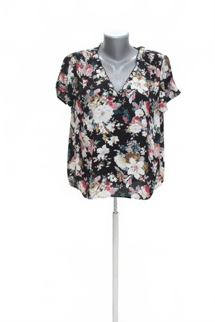 Damen -T-ShirtOnlyohne Aufdruck,farbegeblümt,größeL