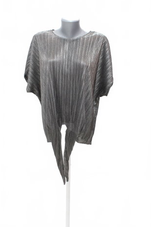 Damen -T-ShirtF&Fohne Aufdruck,farbesilber,größe42