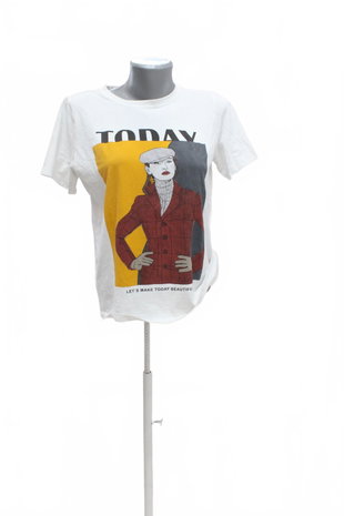 Damen -T-ShirtS.oliverohne Aufdruck,farbegemustert,größe34
