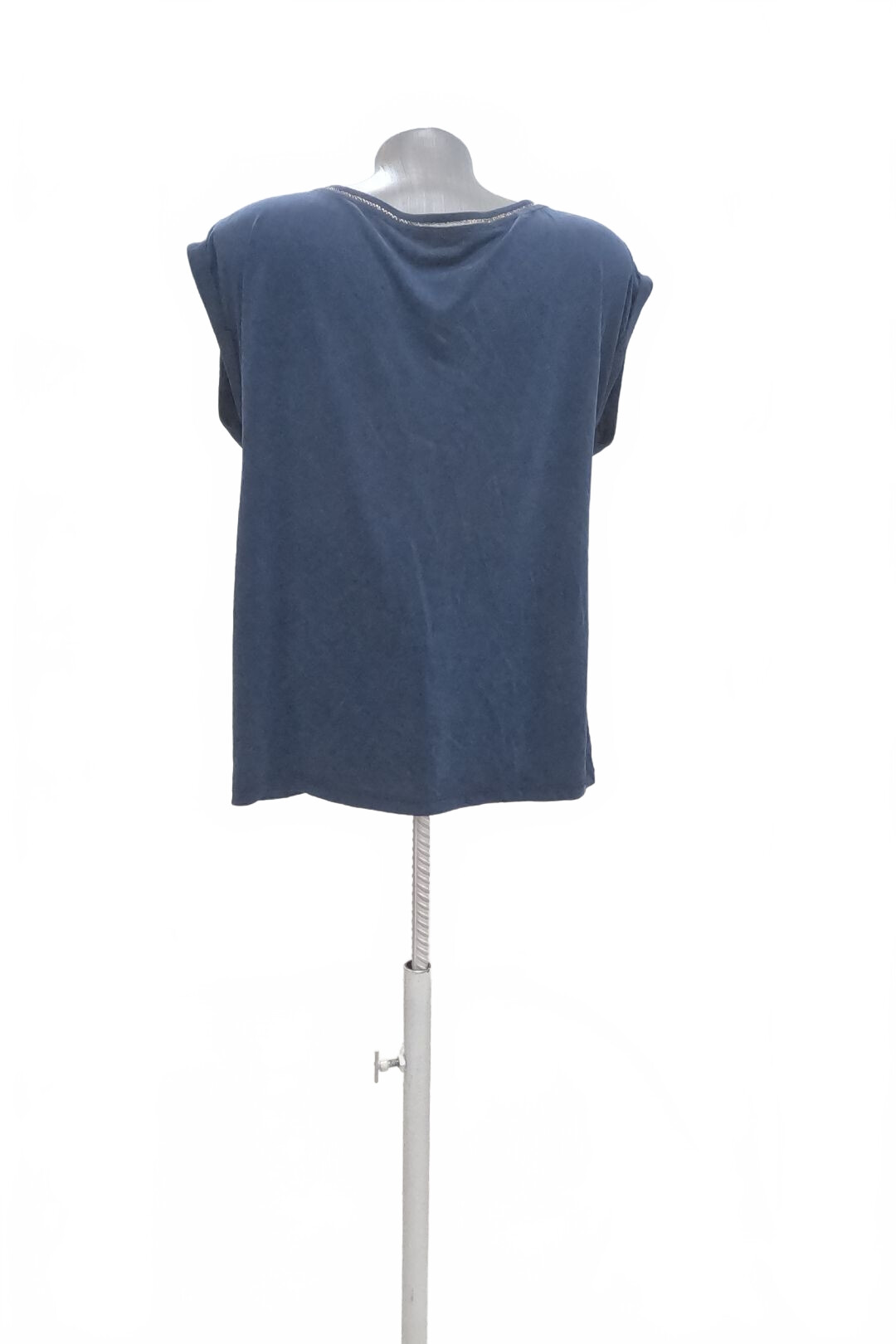 Damen -T-ShirtPromodohne Aufdruck,farbeblau,größeL