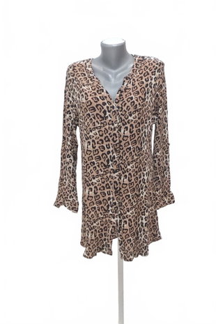 Damen bluse : Brand,Farbeanimal-print,größe: size