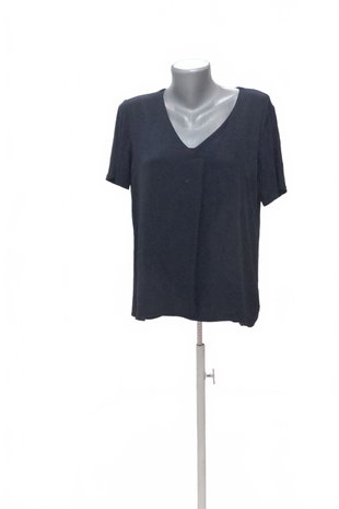 Damen -T-ShirtCommaohne Aufdruck,farbeblau,größe38