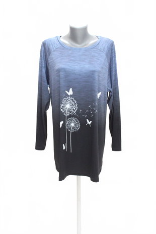Damen -T-ShirtGenesismit Aufdruck,farbemehrfarbig,größe2XL