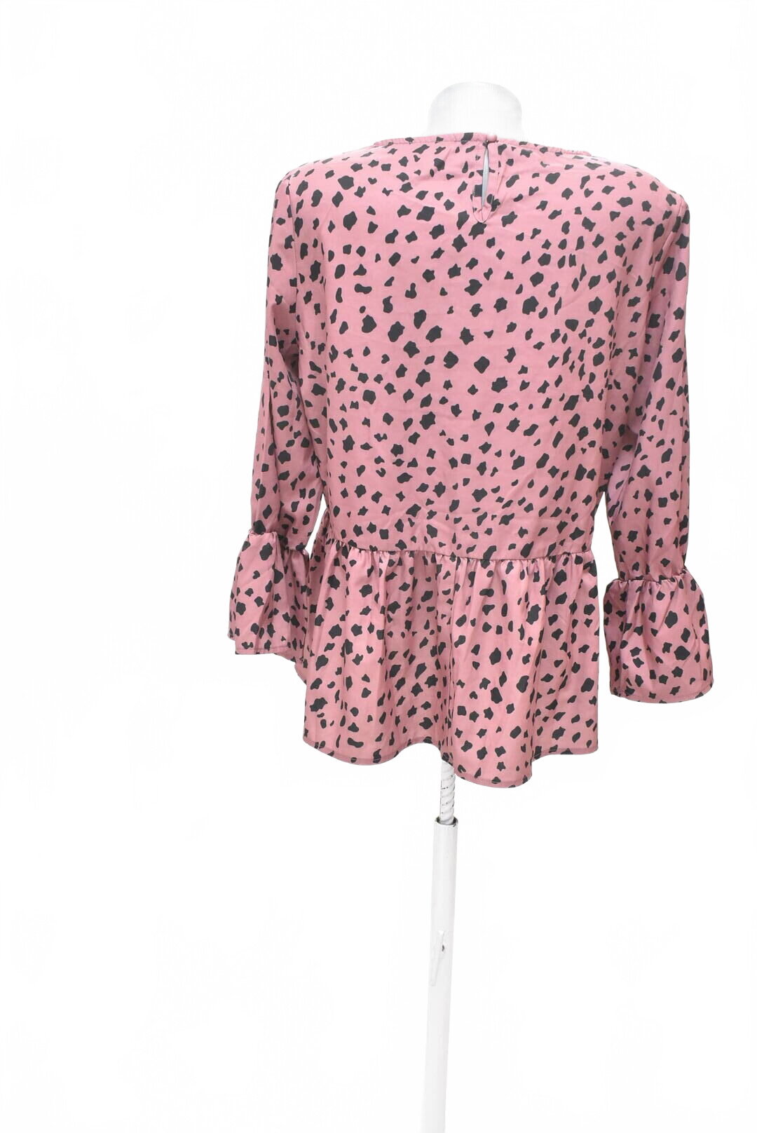 Damen -T-ShirtSheinohne Aufdruck,farbeanimal-print,größeL