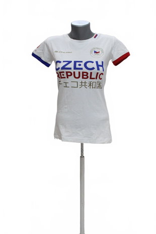 Damen -T-ShirtAlpine Promit Aufdruck,farbeweiss,größeXS