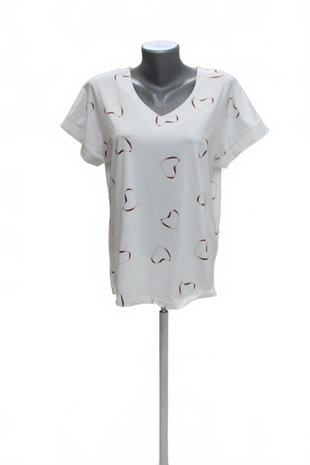 Damen -T-ShirtGenesisohne Aufdruck,farbegemustert,größeL