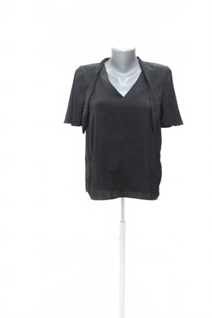 Damen -T-ShirtH&Mohne Aufdruck,farbeschwarz,größe34