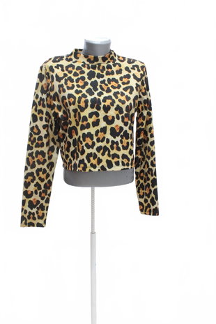 Damen -T-ShirtReservedohne Aufdruck,farbeanimal-print,größeM