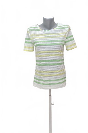 Damen -T-ShirtOrsayohne Aufdruck,farbegestreift,größeS