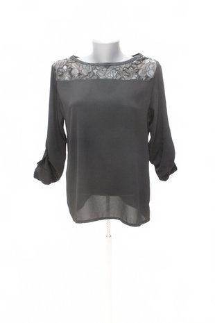 Damen -T-ShirtGenesisohne Aufdruck,farbeschwarz,größeM