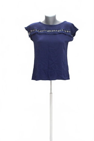 Damen -T-ShirtGenesisohne Aufdruck,farbeblau,größeM