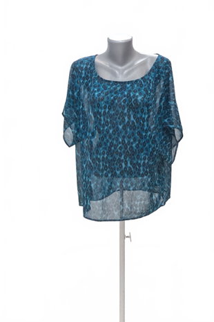 Damen -T-ShirtTchiboohne Aufdruck,farbegeblümt,größe44