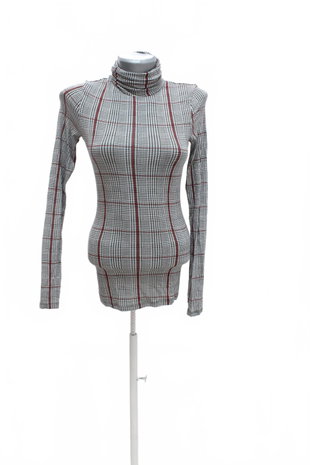 Damen -T-ShirtTezenisohne Aufdruck,farbegemustert,größeS
