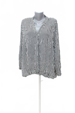 Damen -T-ShirtH&Mohne Aufdruck,farbegestreift,größe2XL