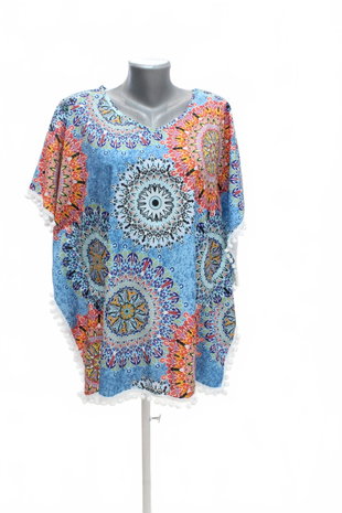 Damen -T-ShirtGenesisohne Aufdruck,farbegemustert,größeL