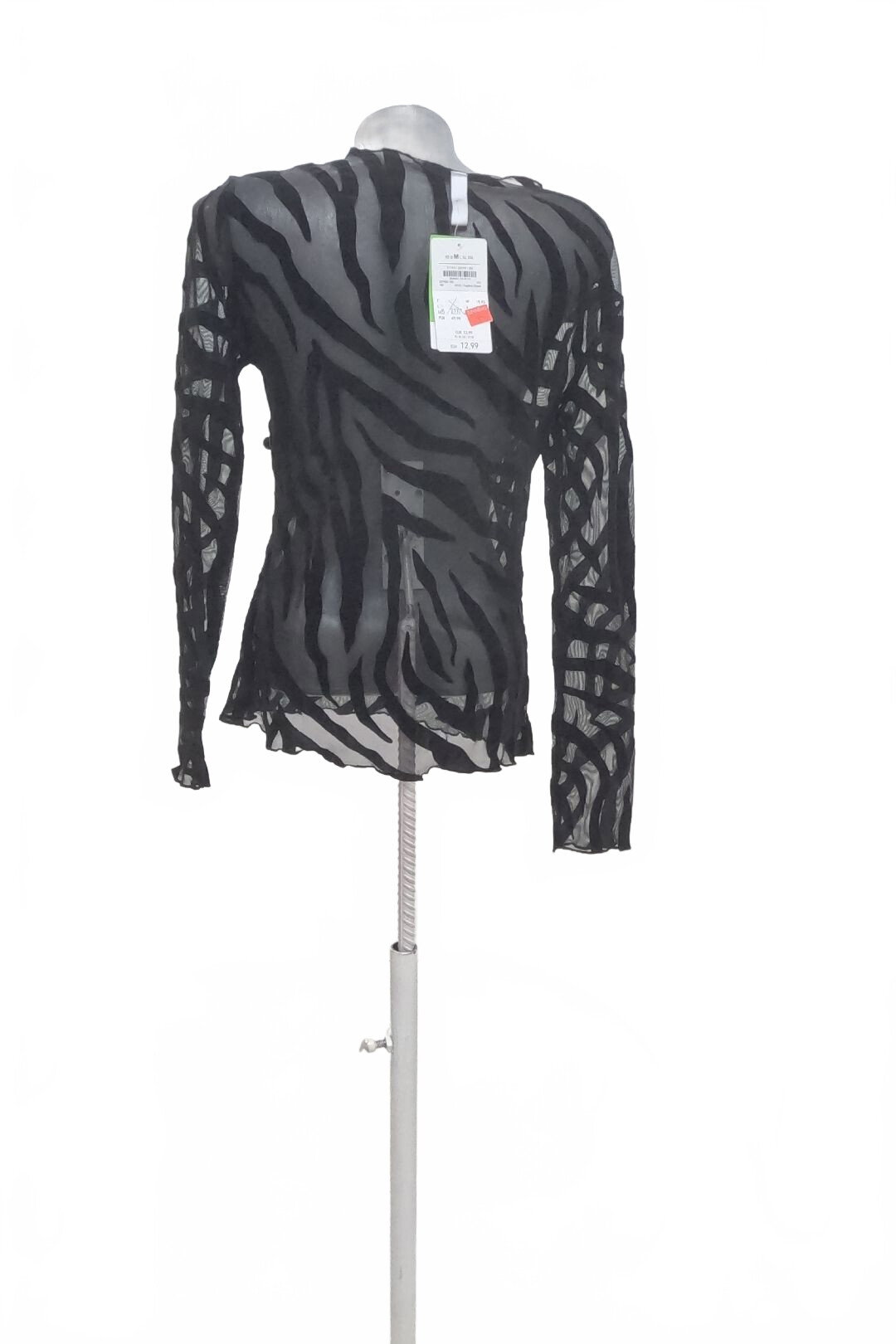 Damen -T-ShirtPage Oneohne Aufdruck,farbeschwarz,größeM
