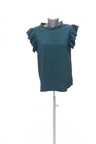 Damen -T-ShirtSheinohne Aufdruck,farbegrün,größe38