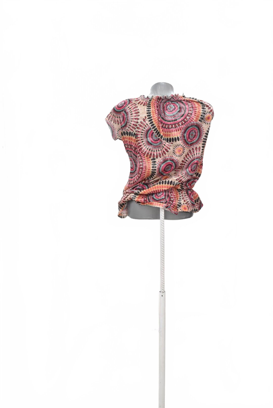 Damen -T-ShirtBenterohne Aufdruck,farbegemustert,größeL