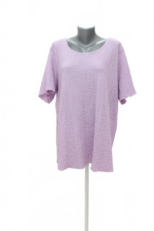 Damen -T-ShirtC&Aohne Aufdruck,farbeviolett,größeXL