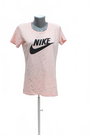 Damen -T-ShirtNikemit Aufdruck,farberute,größe2XL