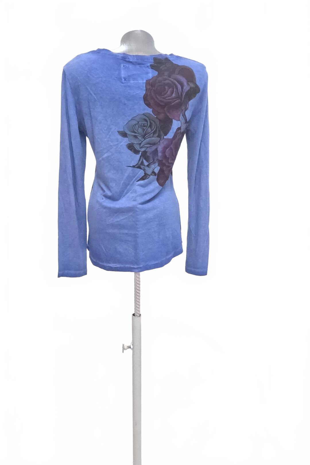 Damen -T-ShirtOuimit Aufdruck,farbeblau,größe36