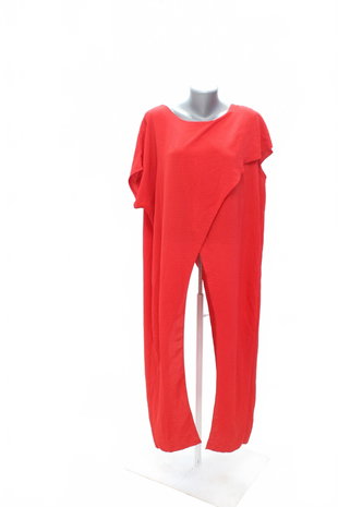 Damen -T-ShirtNew Collectionohne Aufdruck,farberot,größeL