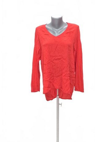 Damen -T-ShirtOuiohne Aufdruck,farberot,größe44