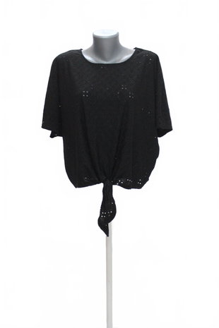 Damen -T-ShirtJaninaohne Aufdruck,farbeschwarz,größeL