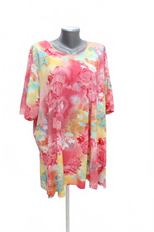 Damen -T-ShirtGenesisohne Aufdruck,farbegemustert,größe54
