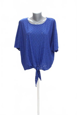 Damen -T-ShirtJaninaohne Aufdruck,farbeblau,größeXL
