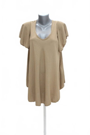 Damen -T-ShirtGenesisohne Aufdruck,farbebraun,größeL