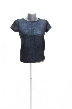 Damen -T-ShirtReservedohne Aufdruck,farbeblau,größeXS