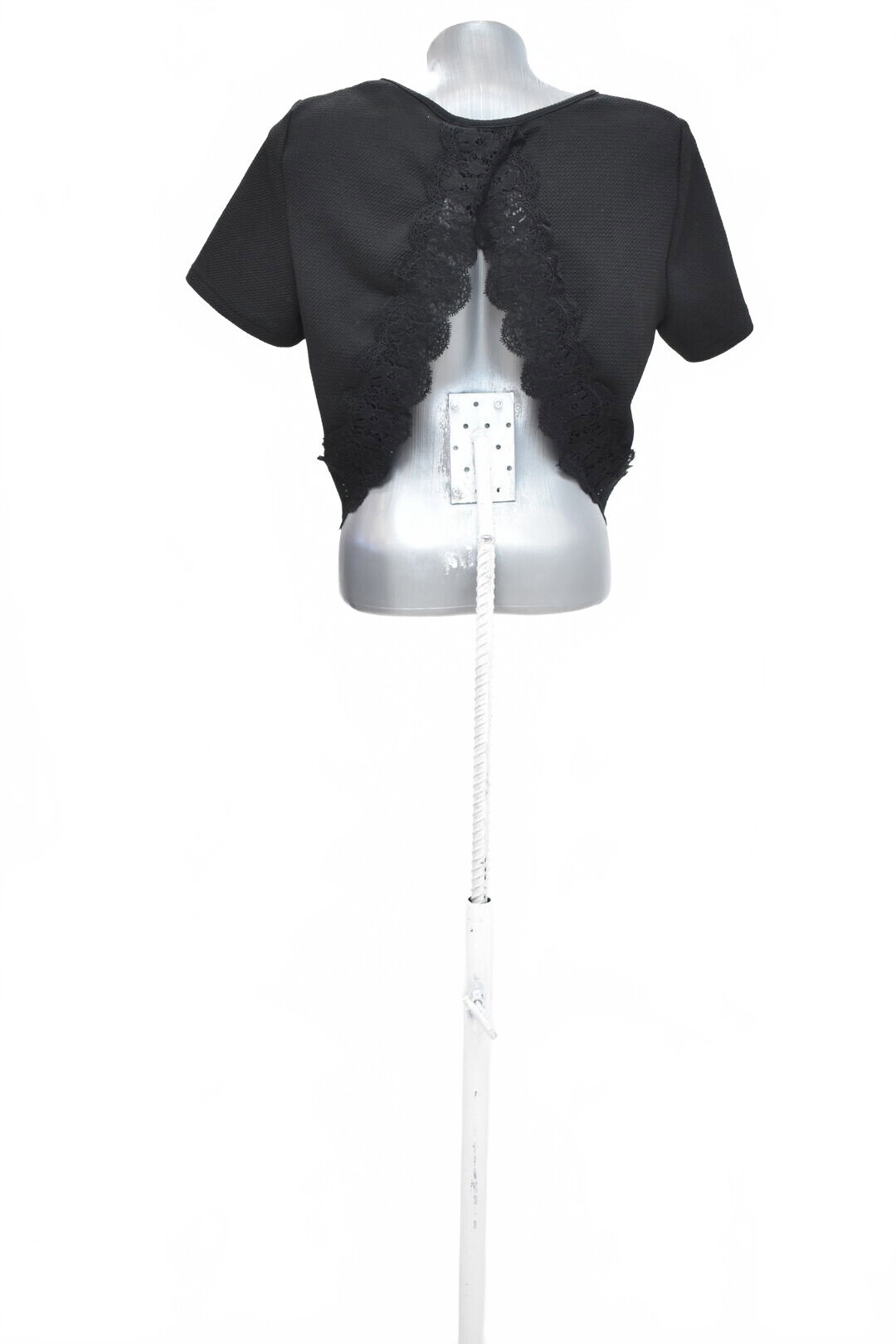 Damen -T-ShirtSheinohne Aufdruck,farbeschwarz,größeXS