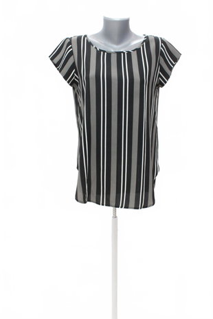 Damen -T-ShirtOnlyohne Aufdruck,farbegestreift,größe34