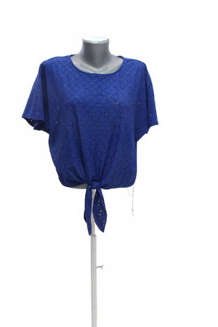 Damen -T-ShirtJaninaohne Aufdruck,farbeblau,größeS